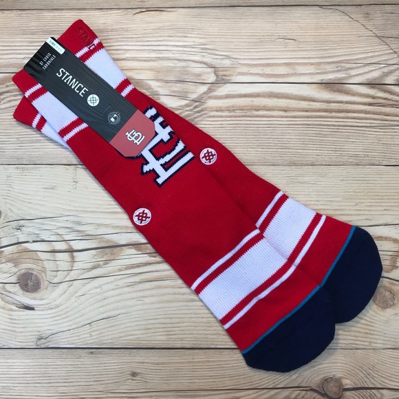 Stance MLB Saint Louis Cardinals Crew Socks - Picture 12 of 16